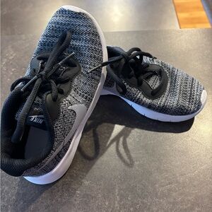 Nike Black and White Knit Sneakers